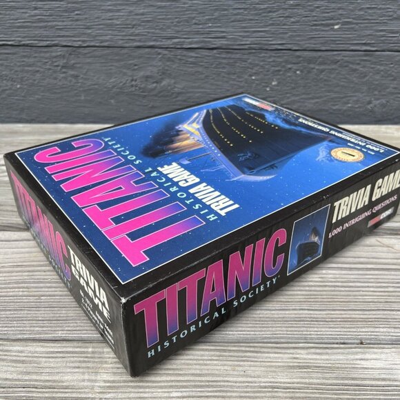 1998 Talicor Titanic Historical Society Trivia Adult Board Game Complete - Picture 12 of 14